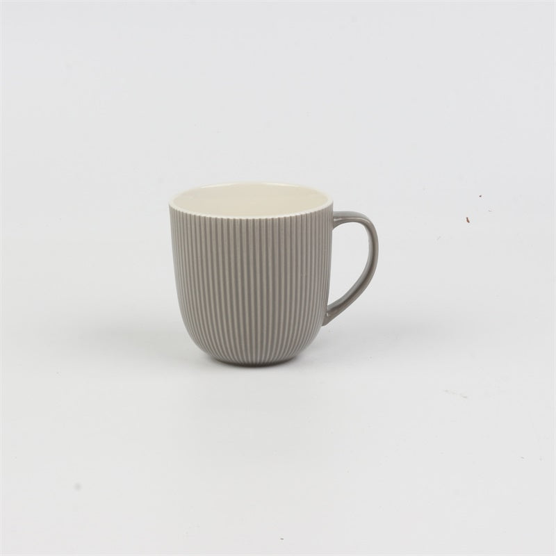 Striped Ceramic Coffee Mug