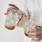 High Borosilicate Glass Cup – 400ml Transparent Coffee & Milk Mug