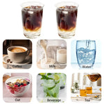 High Borosilicate Glass Cup – 400ml Transparent Coffee & Milk Mug
