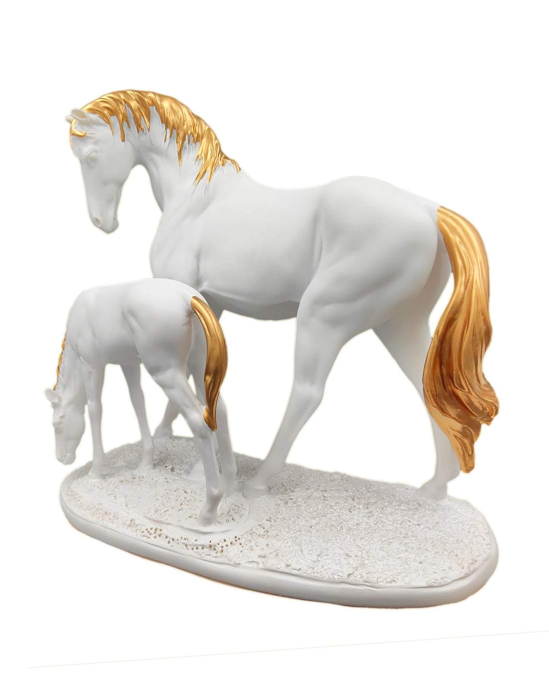 Horse And Pony Statue Figurine | Home Décor