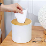 Minimalistic Bamboo Lid Tissue Box