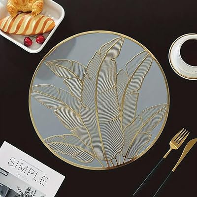 Round Banana Leaf Table Mats