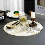 Round Banana Leaf Table Mats