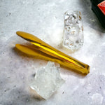 Gold Ice Cube Clip Steel Tong