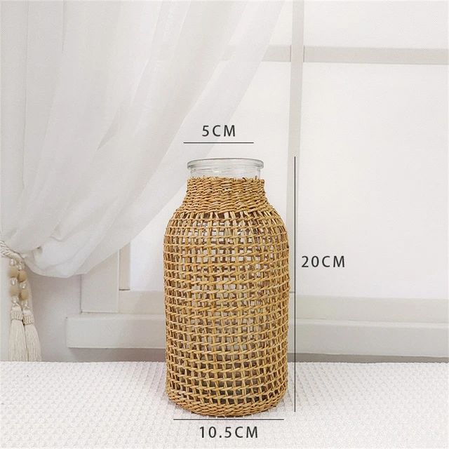 Jute-Wrapped Glass Jar | Pots & Vases | Home Décor