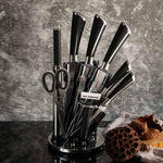 Stainless Steel Luxury Knife Set - 9pcs