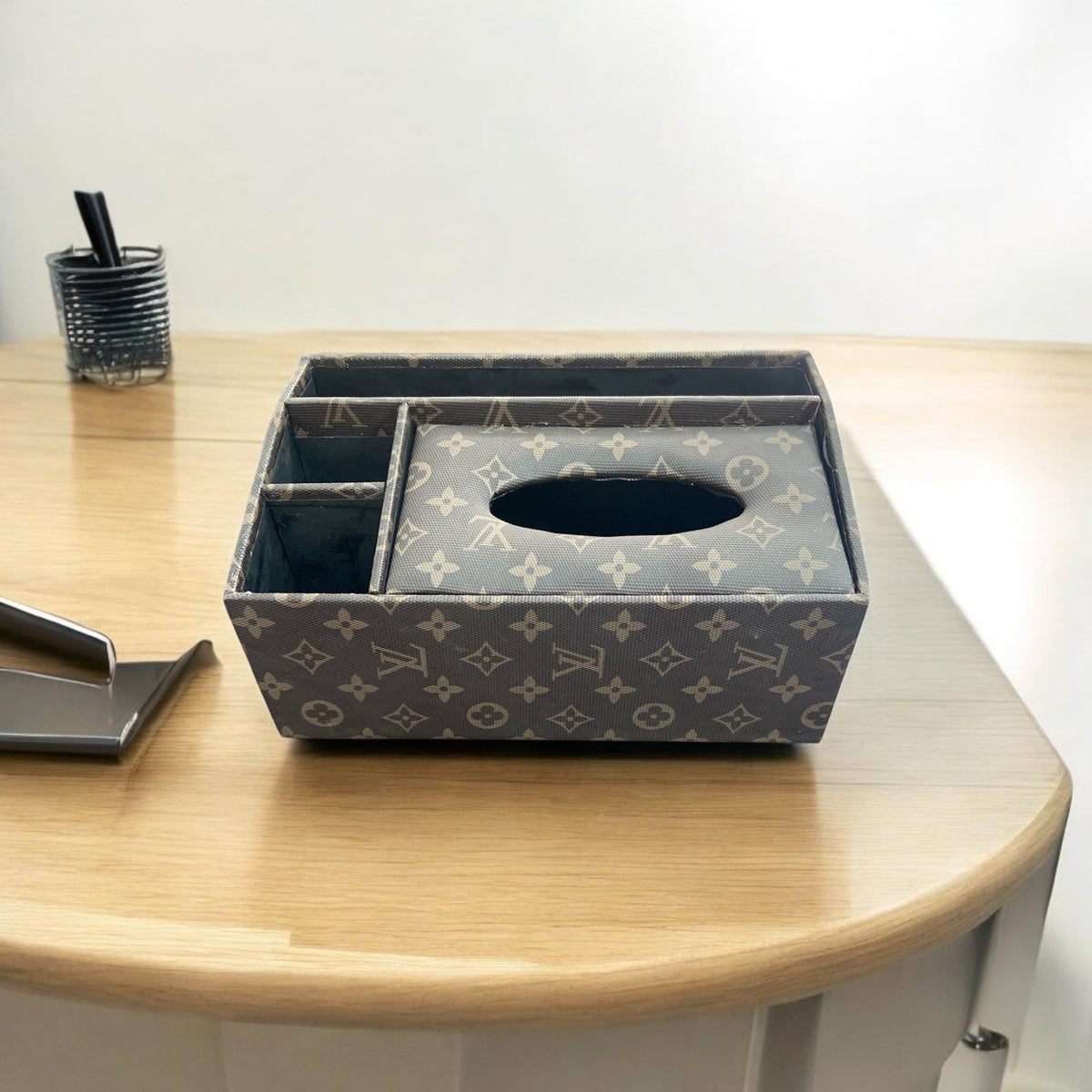 Luxury Desk Organizer & Tissue Box