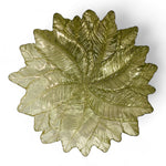 Leaf Shaped Glass Center Piece | Home Decor