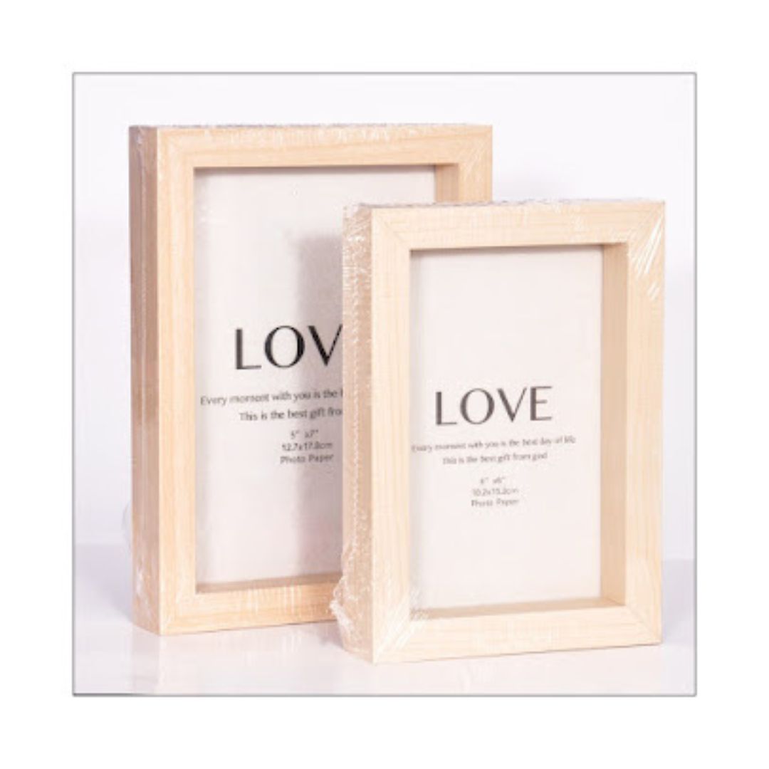 Simple "Love" Wooden Photo Frame | Home Décor - Home Hatch
