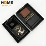 Luxury Brand Leatherette Rectangle Tray 3-Pcs