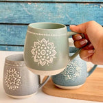 Mandala Design Ceramic Mugs Pakistan – Artistic Spiritual Coffee Cups with Mandala Prints for Tea & Hot Beverages