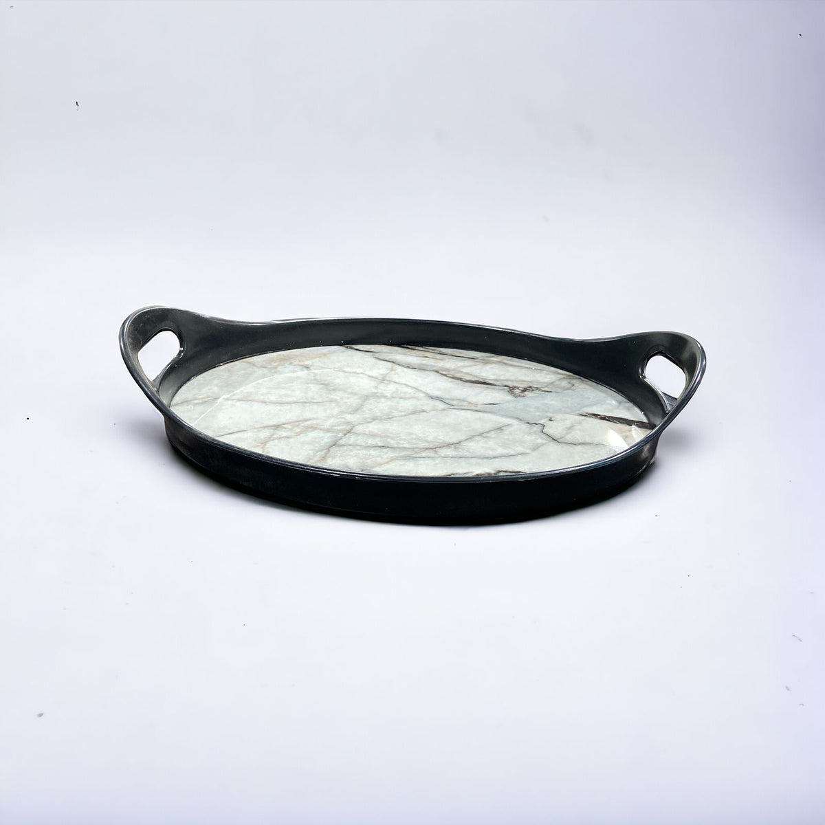 Marble Pattern Plastic Tray | Décor | Serving Tray