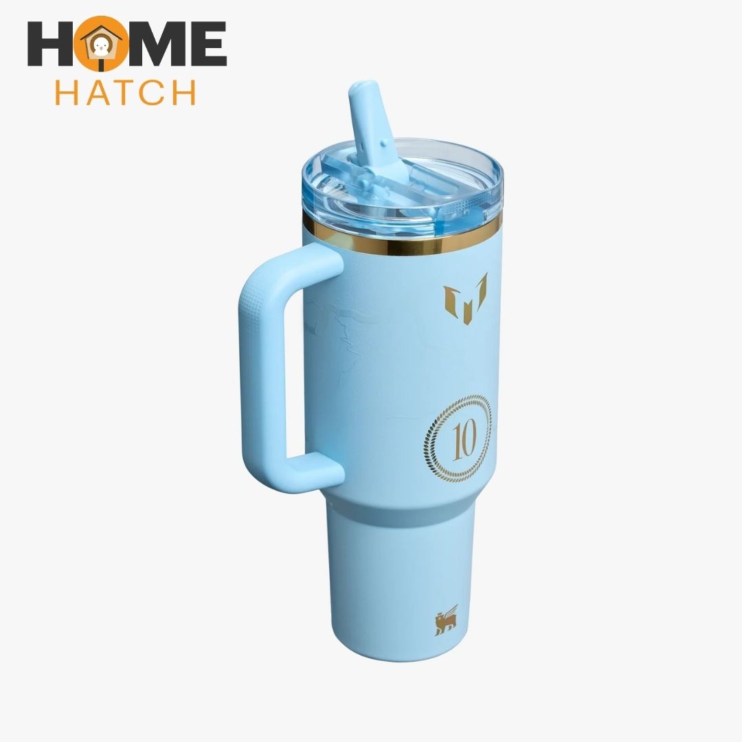 Messi x Stanley 1913 Quencher® ProTour Flip Straw Tumbler – Striker Blue | 40oz