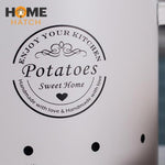 Metal Potato, Onion & Garlic Storage Containers – Set of 3