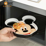 Mickey & Minnie Mouse Ceramic Tray | Microwave Safe | Heat-Resistant Multipurpose Plate