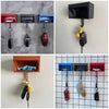 Mini Car Garage Key Holder – Wall Mounted Keychain Organizer