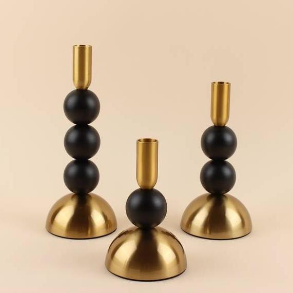 Modern Beads Pillar Candle Stand | Home Décor