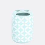 Modern Pattern Design Ceramic Bath Set - 4pcs - Home Hatch