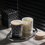 Moonlight Scented Candle In Luxurious Printed Glass - Home Hatch