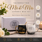 Mr and Mrs luxury ceramic mug gift set 2 piece couple coffee mugsMr and Mrs mug set Pakistancouple coffee mugsceramic mug gift setwedding gift mugsanniversary gift for couplesluxury ceramic mugscouple tea mug setnewlywed gift set Pakistanromantic coffee mug setHome Hatch mug collection