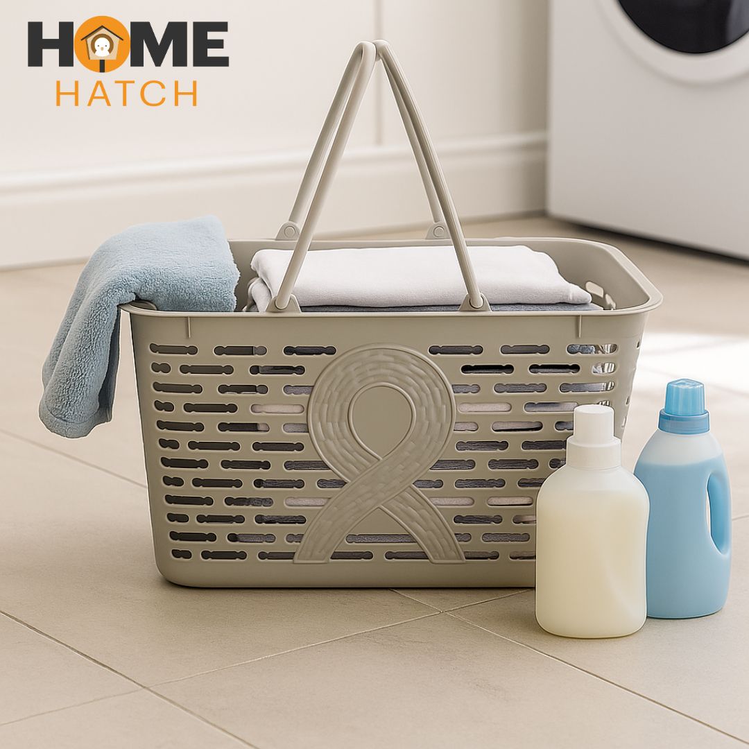 Multipurpose Shopping & Storage Basket with Handle Pakistan – Durable Plastic Organizer for Groceries, Laundry & Household Use