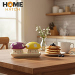 Mushroom Salt And Pepper Shaker Set – Cute Ceramic Shakers for Dining Table