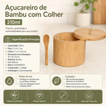 Natural bamboo sugar bowl with small spoon and magnetic swivel lid for storing sugar, salt, spices and kitchen seasonings.bamboo sugar bowlsugar bowl with spoonbamboo sugar bowl with lidmagnetic lid sugar bowlwooden sugar containerbamboo spice containersugar storage containersalt and spice containerbamboo kitchen organizerbamboo sugar bowl Pakistan