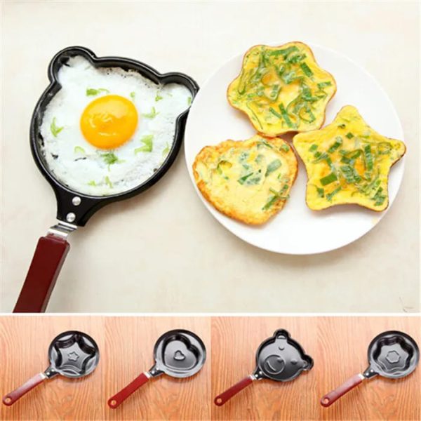 Non-stick Pan Egg & Pancake Molds - 4 Pcs | Kitchen Accessory - Home Hatch