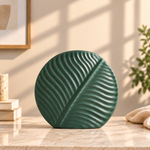 Set of 2 & 3 Nordic leaf-shaped ribbed ceramic decorative flower vases for modern living room, console table and home décor. Nordic ceramic vasesleaf shaped ceramic vaseset of 3 ceramic vasesmodern decorative vasesribbed ceramic vaseflower vase setliving room decorative vaseceramic vase for home decormodern home decor vasedecorative vases Pakistan
