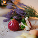 Green Onion Salt and Pepper Shaker Set