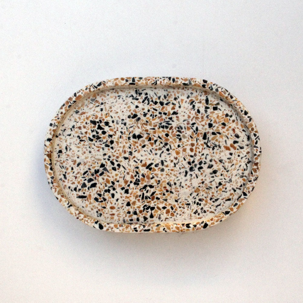 Oval Tray | Terrazzo Marble Chips