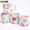Pastel Floral Coffee & Tea Ceramic Mug