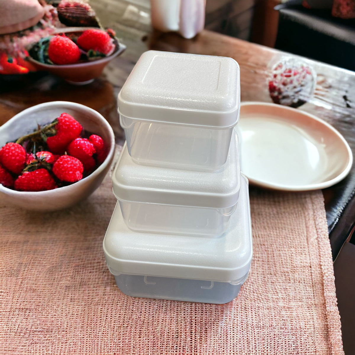 3pcs Plastic Freezer Container | Storage Boxes