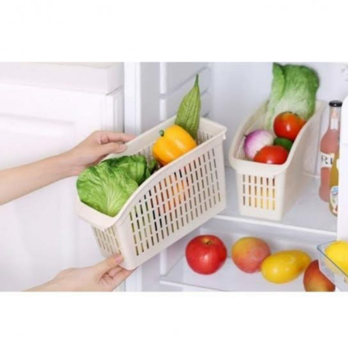 Plastic Fridge Storage Basket | Fruits & Vegetables - Home Hatch