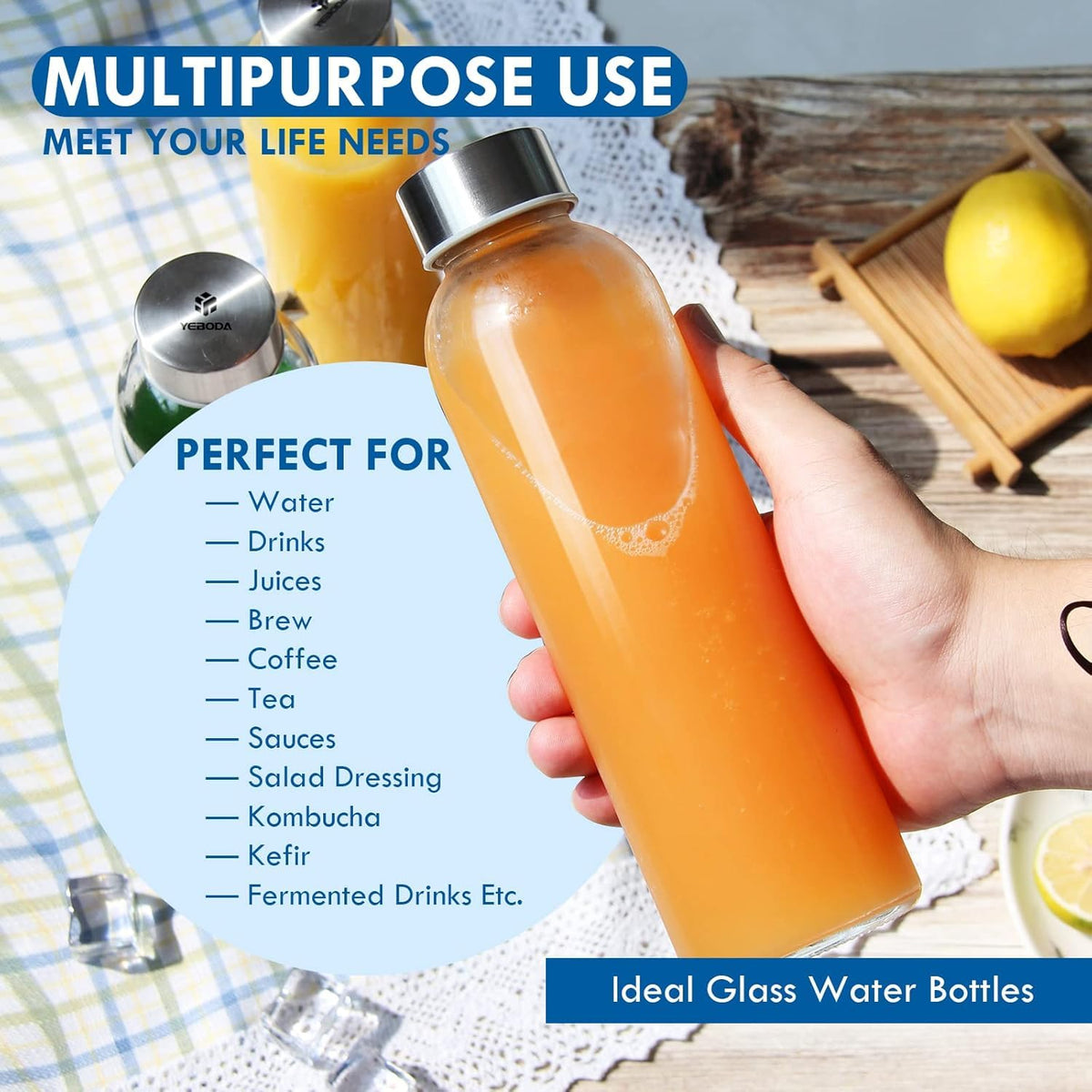 Premium borosilicate glass water bottle 750ml with protective sleeve Home Hatch Pakistan borosilicate glass water bottle Pakistanglass water bottle with sleeve750ml glass bottle Pakistanheat resistant glass bottleHome Hatch water bottleeco friendly water bottle Pakistanreusable glass bottleglass bottle for gym Pakistanpremium glass water bottledurable glass bottle