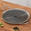 Premium Honeycomb Laser cut Non-Stick Tawa | Double Handled Tawa
