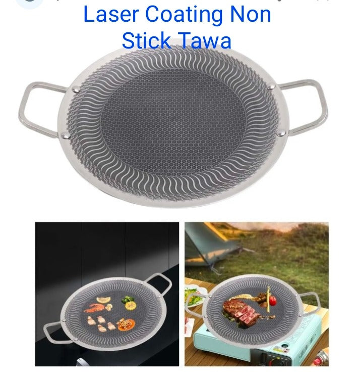 Premium honeycomb non-stick stainless steel tawa – Home Hatch Pakistan honeycomb non stick steel tawastainless steel tawa Pakistannon stick frying pan Pakistanroti tawa stainless steelHome Hatch cookwareparatha tawa non stickhoneycomb frying pankitchen cookware Pakistansteel cooking pandurable non stick tawa