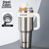Premium Stainless Steel Tumbler Flask – 1200ml Insulated Travel Mug