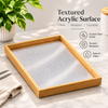 Premium Textured Acrylic Serving Tray | Elegant Decorative & Serving Tray