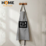 Printed Cotton Kitchen Apron with Pocket