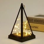 Pyramid Lantern Shaped Led Candle Lights | Home Decor