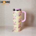 SITARAYURI tumbler 900 ml with lid, straw and handle – Home Hatch Pakistan