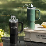 SITARAYURI tumbler 900 ml with lid, straw and handle and leafproof,tumbler with lid and straw Pakistan