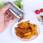 Stainless Steel Salt & Pepper Shaker Set of 2 | Kitchen & Dining Table Seasoning Set
