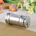 Stainless Steel Salt & Pepper Shaker Set of 2 | Kitchen & Dining Table Seasoning Set