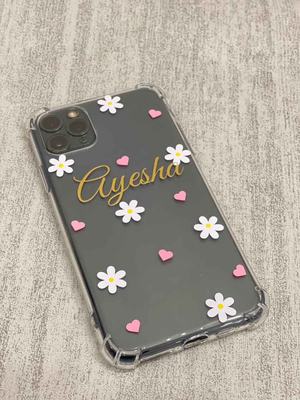 Silicone Printed IPhone Mobile Cover - Custom Name Print