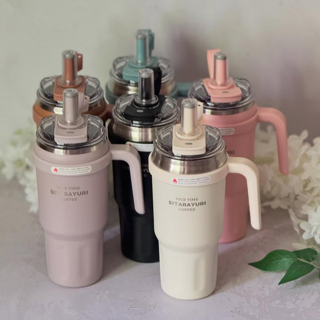 SITARAYURIStainless Steel Vacuum Insulated Tumbler 780ml Hot & Cold Drink Bottle