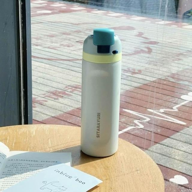 Sitarayuri dual-lock insulated sports travel mug 710ml in multiple colours – Home Hatch Pakistan