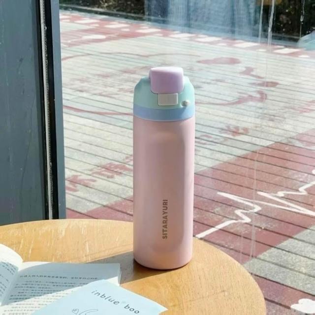 Sitarayuri dual-lock insulated sports travel mug 710ml in multiple colours – Home Hatch Pakistan