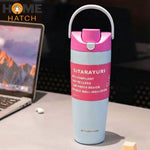 Sitarayuri flip-top leak-proof insulated travel mug 900ml – assorted colours – Home Hatch Pakistan